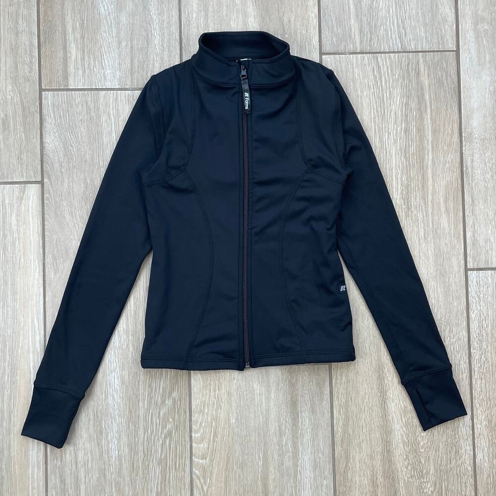 Forme Posture Correcting Jacket Womens XS Black Full Zip Activewear NWT